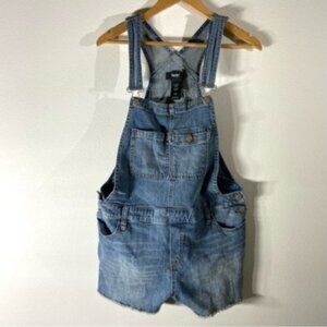 Mossimo Denim Adjustable Straps Overalls. Size L.